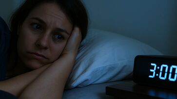 Mulher acorda às 3 da manhã e não consegue voltar a dormir
