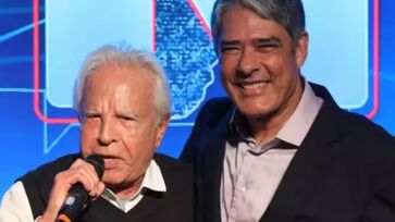 Cid Moreira se despediu do Jornal Nacional em 1996 para dar lugar a William Bonner