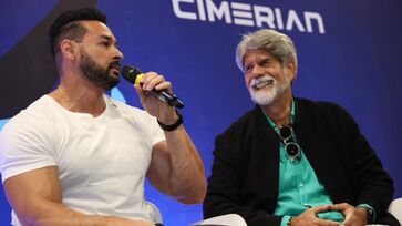 Felipe Franco esteve presente, nesta sexta-feira (17/10), no primeiro dia do Mr. Olympia Brasil 2025