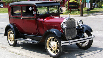 Ford Model A 1929 na cor verde é um dos mais procurados entre os colecionadores
