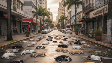 Uma solução radical: Conheça os robôs solares que combatem a superpopulação de gatos na Austrália.