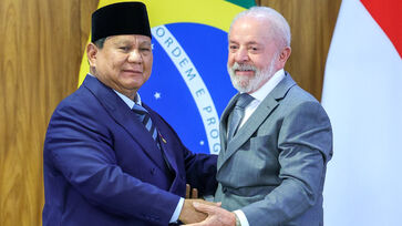 Lula e Prabowo Subianto