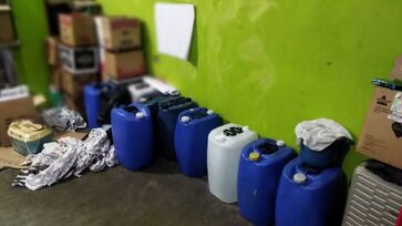 Polícia cumpriu mandados de busca e apreensão e desmantelou a fábrica em São Bernardo