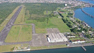Aeroporto, instalado na Base Aérea de Santos, deve começar a operar no primeiro semestre de 2026