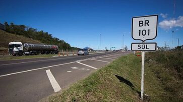 BR-101 Sul, no Rio Grande do Sul, é administrada pela CCR ViaSul
