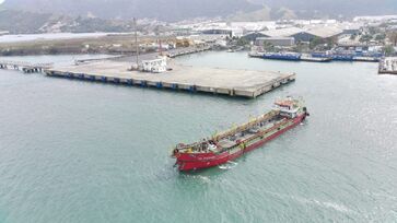 Com canal de acesso que atinge até 25 metros de profundidade, sendo um dos maiores do País, o porto é considerado estratégico para o escoamento de cargas no litoral paulista