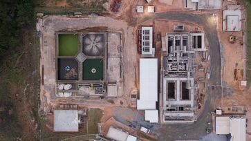 Principal estrutura do projeto será a nova Estação de Tratamento de Esgoto (ETE) Terra Preta