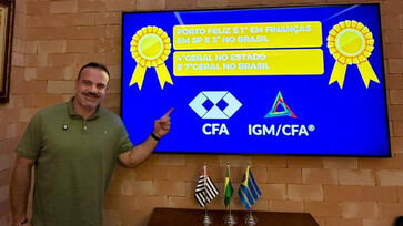 Porto Feliz conquista destaque nacional em Finanças no Ranking IGM/CFA 2025