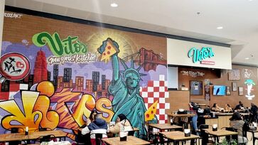 Espaço reproduz elementos do estilo urbano nova-iorquino na decoração