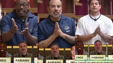 Créo Kellab, Fabiano Moraes e Will Guimarães seguem na disputa pela preferência do público