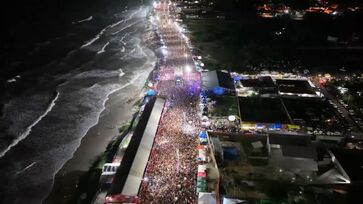 O Carnaval dessa cidade teve cerca de 4,5 milhões de foliões, segundo o Governo do Estado 