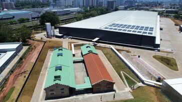 Centro logístico da Goodman foi erguido no terreno da antiga planta química da Rhodia