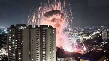 Explosão provocou incêndio na noite desta quinta-feira (13/11) no Tatuapé