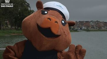 Capi Tânia é o nome do mascote do sistema de transporte hidroviário paulistano