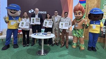 Correios lançaram emissão postal especial durante a COP30