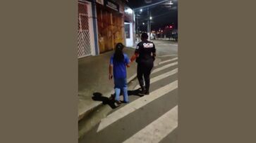 Corporação informou que o menino, de 8 anos, autista e não verbal, foi localizado durante a madrugada