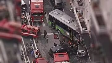 Uma adolescente ficou gravemente ferida com quadro de traumatismo craniano