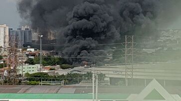 Equipes seguem atuando no rescaldo para impedir novos focos de incêndio