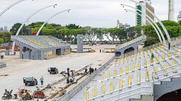  Sambódromo do Distrito Anhembi é um dos símbolos da cidade de São Paulo e está localizado na zona norte da capital paulista