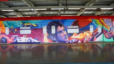 Segundo a CPTM, a proposta foi transformar o trem em uma 'galeria móvel'