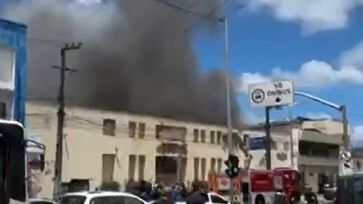 Fogo começou na subestação de energia do hospital e não atingiu áreas assistenciais