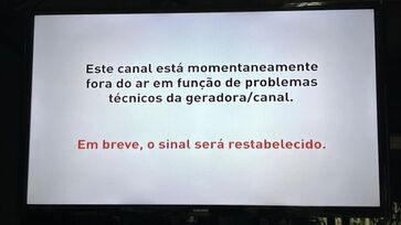 Imagens de transmissão da RedeTV! saíram do ar durante o programa 'Brasil do Povo'