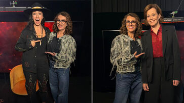 Catia Fonseca ao lado de Oona Chaplin e Sigourney Weaver em entrevista exclusiva no M&eacute;xico 