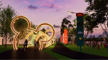 Batizado de Parque Mágico, o espaço marca a chegada inédita do projeto Disney Celebra: Um Natal Inesquecível