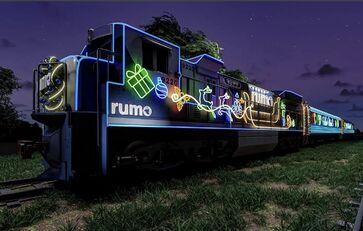 Trem especial com decora&ccedil;&otilde;es de Natal passar&aacute; por Suzano neste domingo