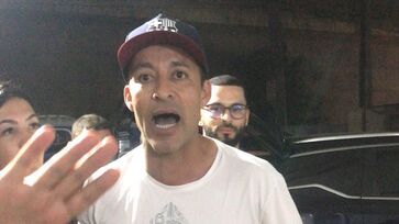 Público filmou discussão entre prefeito de Vargem Grande Paulista e equipe do rapper Eduardo Taddeo