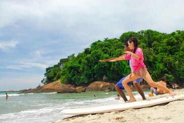 Praia de Itamambuca é cercada por Mata Atlântica e se destaca pela preservação natural