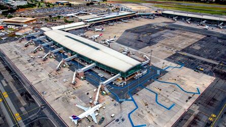 Aeroporto de Brasília funciona como importante hub nacional