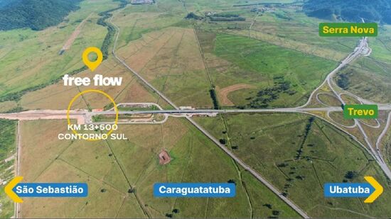 Free Flow será instalado no quilômetro 13,5 do Contorno Sul da rodovia Tamoios