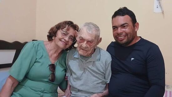 João Marinho Neto e sua família