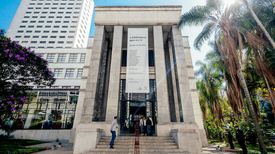 Dois criminosos armados invadiram a Biblioteca Mário de Andrade 