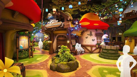 Este será o terceiro parque dos Smurfs do mundo