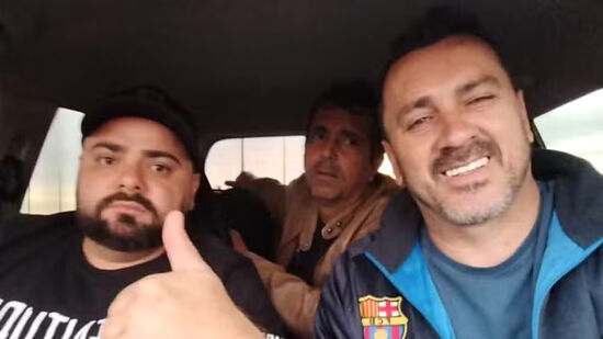 Diego Henrique Afonso (à esquerda), Robishley Hirnani De Oliveira (ao fundo) e Rafael Juliano Marascalchi (à direita) saíram de Rio Preto