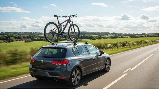 Veja como transportar uma bicicleta corretamente em um carro