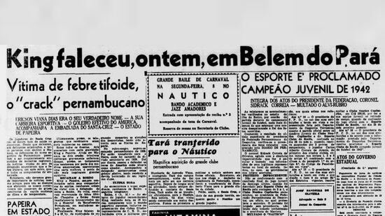 O goleiro King e o centroavante Papeira foram diagnosticados com febre tifoide