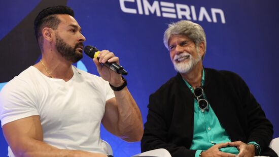 Felipe Franco esteve presente, nesta sexta-feira (17/10), no primeiro dia do Mr. Olympia Brasil 2025