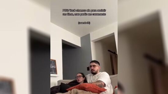 Marcelo usou animação para surpreender Jéssica
