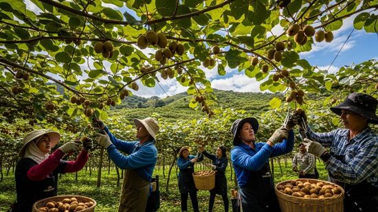 Cidade brasileira é terra do kiwi e tem produção supreendente todo ano