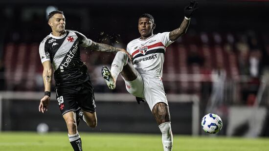 São Paulo e Vasco se enfrentam, neste domingo, no Brasileirão Série A