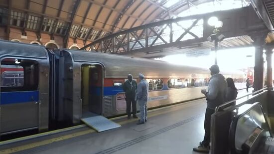 Viajar de trem é como voltar no tempo