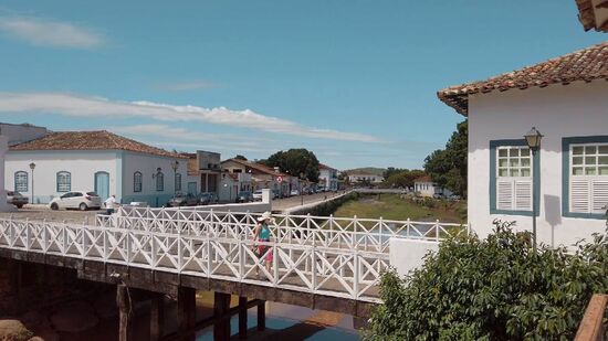 Casario colonial e ruas de pedra preservam a paisagem histórica de Goiás Velha 