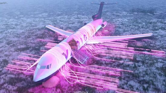 Boeing 727 da Varig será transformado em uma área de descanso e um espaço para intervenções artísticas