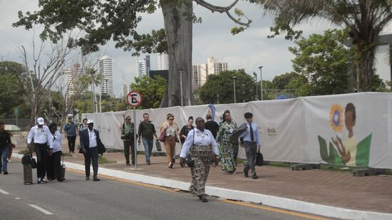 Público chega à COP30, em Belém