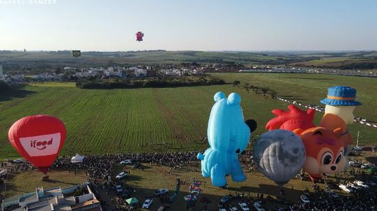 Boituva é conhecida pelos seus passeios de balão