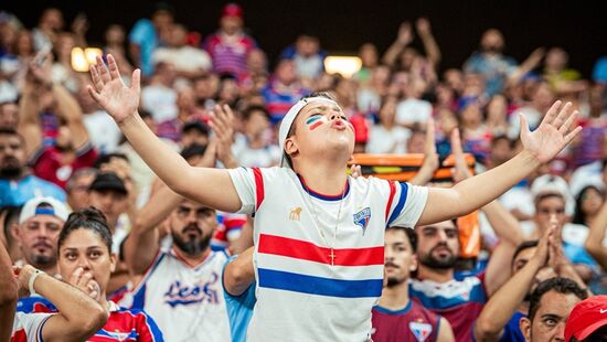 Torcida do Fortaleza enfrentou a queda para a Série B