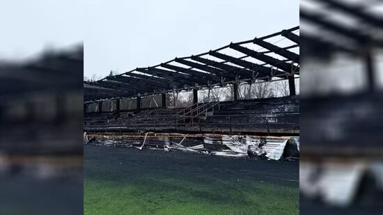 Arquibancada foi completamente destruída e operações foram "significativamente afetadas"